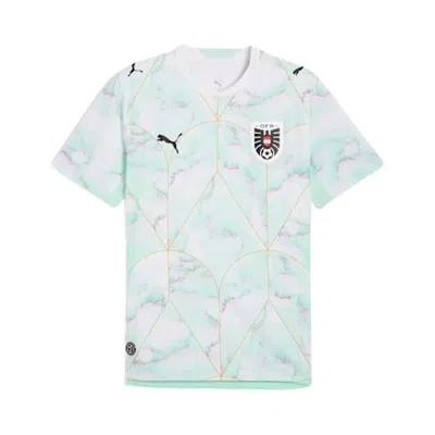 Pre-owned Puma Austria 2026 Authentic Away Jersey ' White-mint Melt' | Men's Size Xs