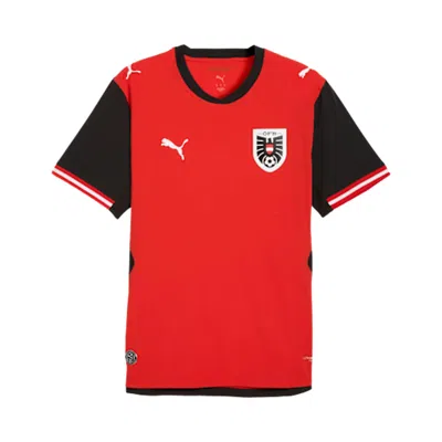 Pre-owned Puma Austria 2026 Authentic Home Jersey ' Red- Black' | Men's Size Xxl