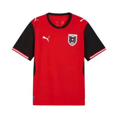 Pre-owned Puma Austria 2026 Home Kit ' Red- Black' | Men's Size Xl