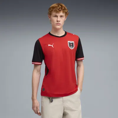 Puma Austria Home Men's Soccer Jersey In Red