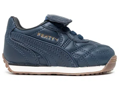 Pre-owned Puma Avanti L Rihanna Fenty Club Navy Sneakers In Club Navy Blue
