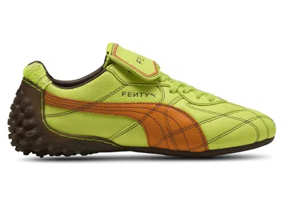 Pre-owned Puma Avanti Long Sleeve Fenty Stitched (women's) Sneakers In Lime Green/gum
