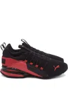 Puma Axelion Break "red/black" Sneakers In Black