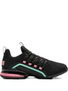 Puma Axelion Colorful Contours "black" Sneakers In Black