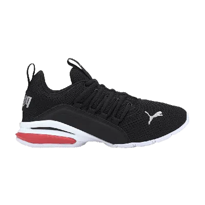 Pre-owned Puma Axelion Jr 'black Silver'