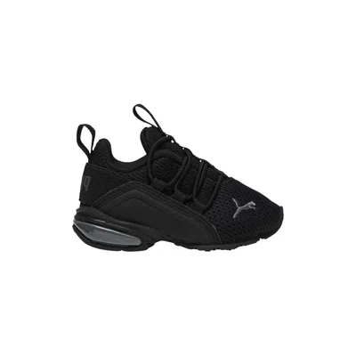 Pre-owned Puma Axelion Mesh Toddler 'black Dark Coal' | Infant Size 4