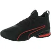 Puma Axelion Mid Mens Knit Fitness Athletic And Training Shoes In Multi