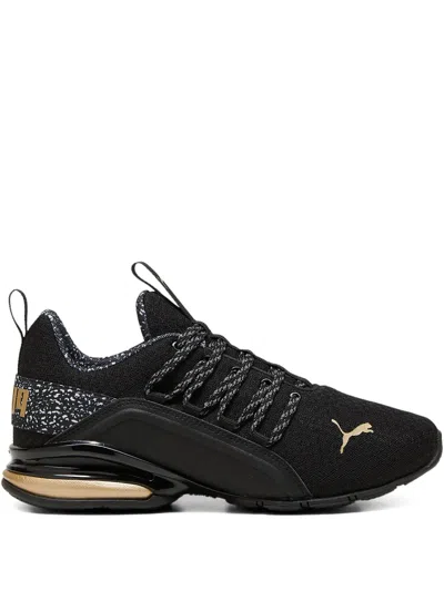 Puma Axelion Minima "black/gold" Sneakers