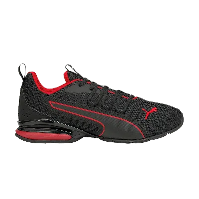 Pre-owned Puma Axelion Nxt 'black Urban Red'