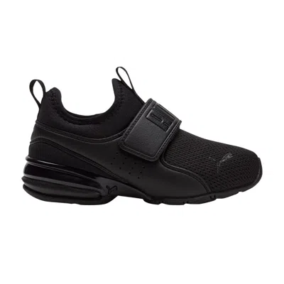 Pre-owned Puma Axelion Slip-on Little Kid 'triple Black' | Kid's Size 13