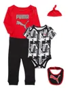 PUMA BABY BOY'S 5-PIECE LOGO CLOTHING SET
