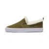 Puma Bari Comfort Sherpa Women's Slip-on Shoes In Wild Willow- White