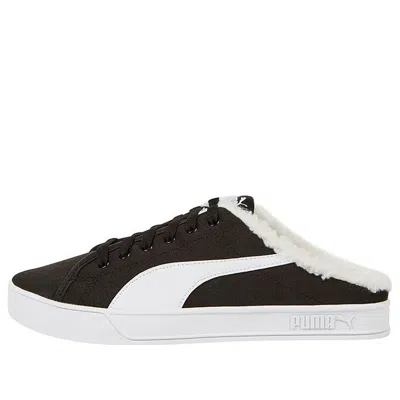 Puma Bari Mule Sherpa Casual Sneakers Black/white