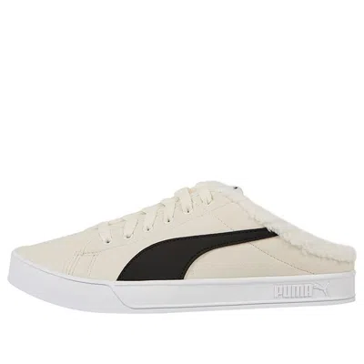 Puma Bari Mule Sherpa 'white Black' In Multi