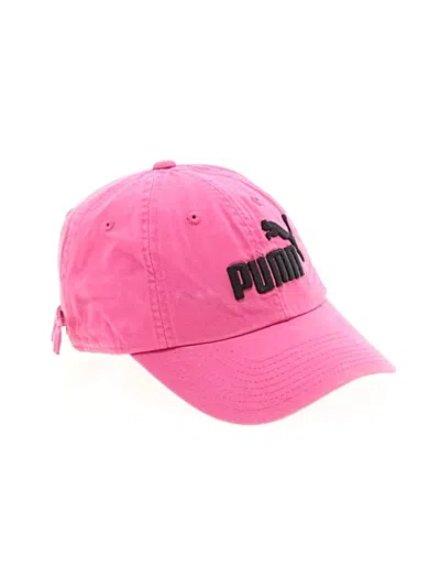 Pre-owned Puma Baseball Cap In Pink