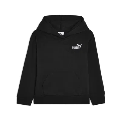Puma Basic Essentials Big Kids' Hoodie In Black