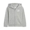 Puma Basic Essentials Big Kids' Hoodie In Gray