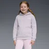 Puma Basic Essentials Big Kids' Hoodie In Purple