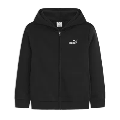 Puma Basic Essentials Little Kids' Hoodie In Black
