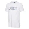 Puma Basic Logo Tee 'white Black'