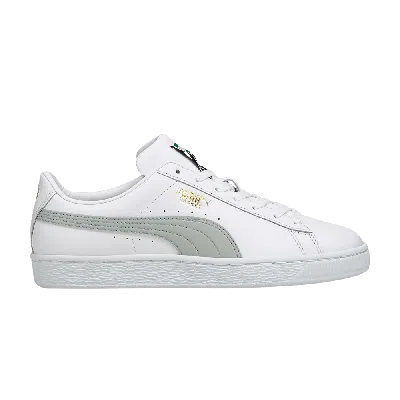 Pre-owned Puma Basket Classic 21 'white Glacial Blue'