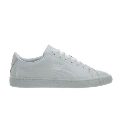 Pre-owned Puma Basket Classic Patent Emboss 'white' | Men's Size 9.5