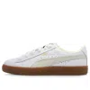 Puma Basket Classic Rubber Retro Low Top Casual Skate Shoes Unisex White