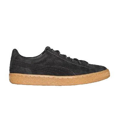 Pre-owned Puma Basket Classic Winterized Jr 'black Gum'