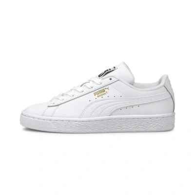 Puma Basket Classic Xxi Big Kids' Sneakers In White- White
