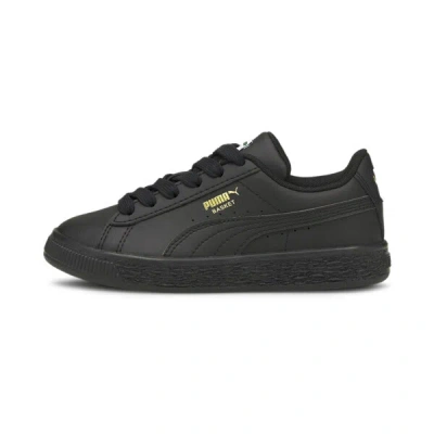 Puma Basket Classic Xxi Little Kids' Shoes In Black