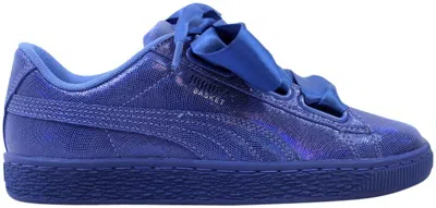 Pre-owned Puma Basket Heart Ns (women's) Sneakers In Baja Blue