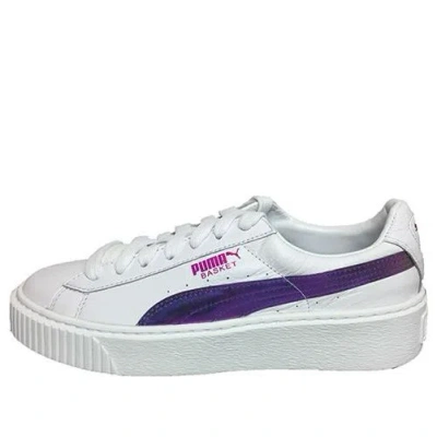 Puma Basket Platform Rainbow 'white'