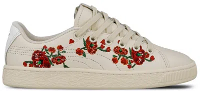 Pre-owned Puma Basket Sue Tsai Cherry Bombs (women's) Sneakers In Powder Puff