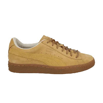 Pre-owned Puma Basket Winterized Taffy Jr 'caramel Candy' In Brown