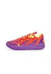 Puma Basketball Men's Shoe Mb.03 Purple Glimmer/red In Purple Glimmer/red