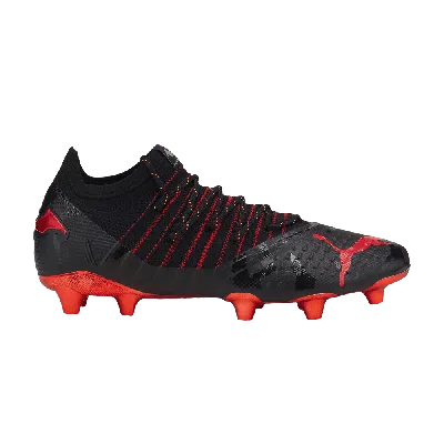Pre-owned Puma Batman X Future 1.3 Fg Ag 'black High Risk Red'