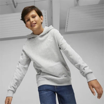 Puma Kids' Better Classics Boys' Hoodie In Light Gray Heather