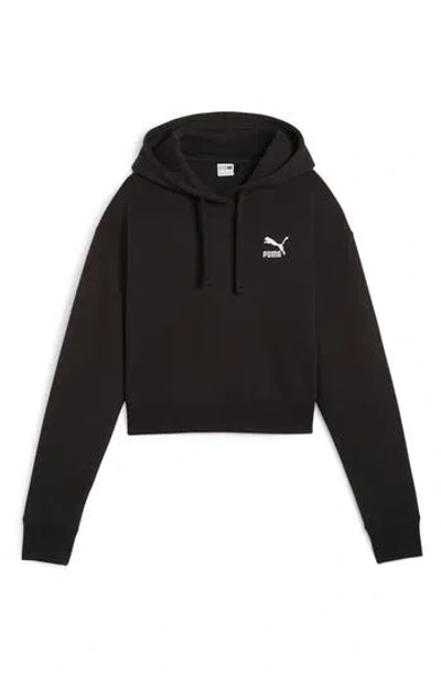 Puma Woman Sweatshirt Black Size Xl Cotton, Polyester In  Black