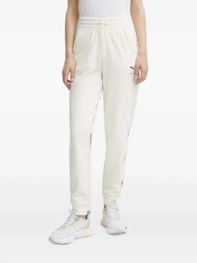 Puma Better Sportswear Logo-print Track Pants In White