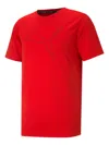 Puma Big & Tall Cat Mens Fitness Workout Shirts & Tops In Red