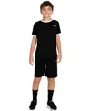Puma Big Boys 3-pc. Performance T-shirt, Shorts & Socks Set In  Black