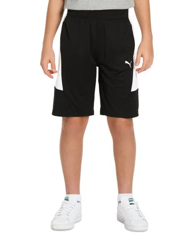 Puma Kids' Big Boys 8-1/2 Inch Core Pack Shorts In  Black