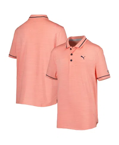 Puma Kids' Big Boys And Girls Coral Valspar Ship Monarch Cloudspun Polo Shirt In Pink