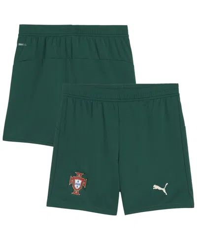 Puma Kids' Big Boys And Girls Green Portugal National Team Replica Shorts