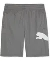 Puma Big Boys Essential Speed Pack Pull-on Performance Shorts In Charcoal H
