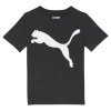 Puma Big Cat Little Kids' Logo T-shirt In Black