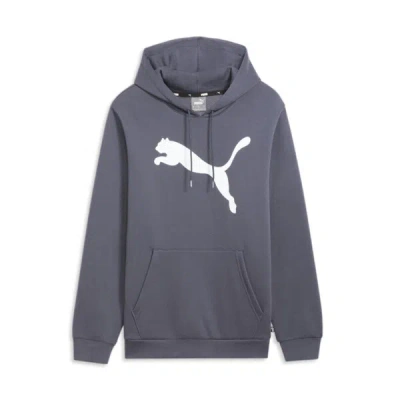 Puma Big Cat Men's Logo Hoodie In Galactic Gray