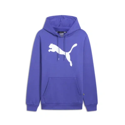 Puma Big Cat Men's Logo Hoodie In Lapis Lazuli