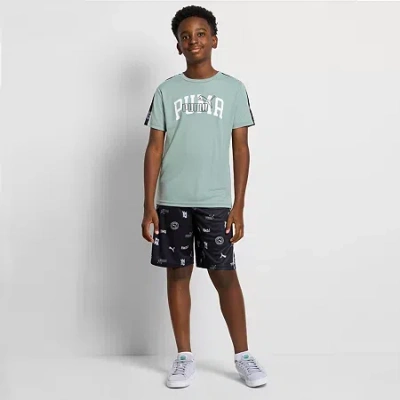 Puma Big Kid Boys 2-pc. Short Set In Green