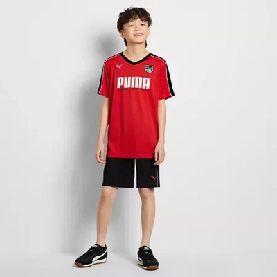 Puma Big Kid Boys 2-pc. Short Set In Red